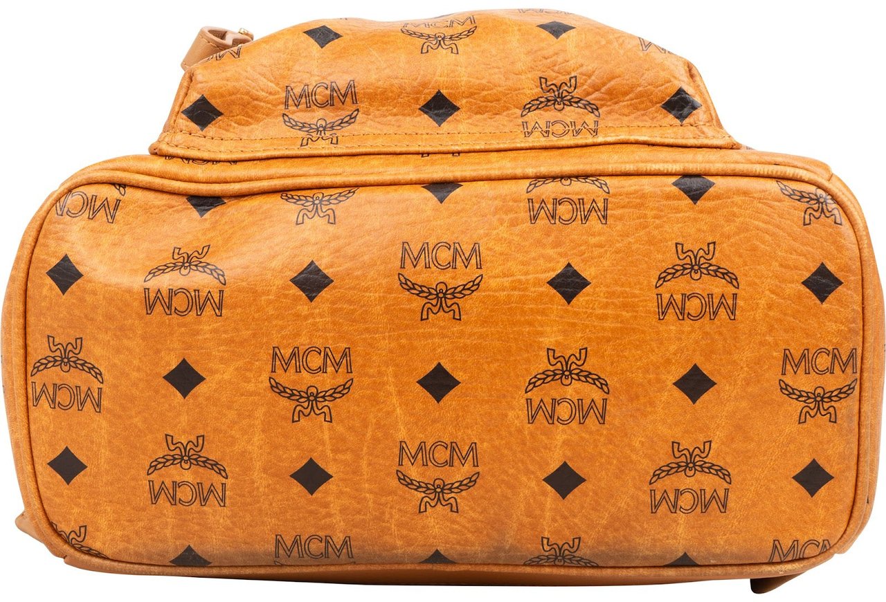 MCM MCM Monogram Visetos Studs Backpack Bruin