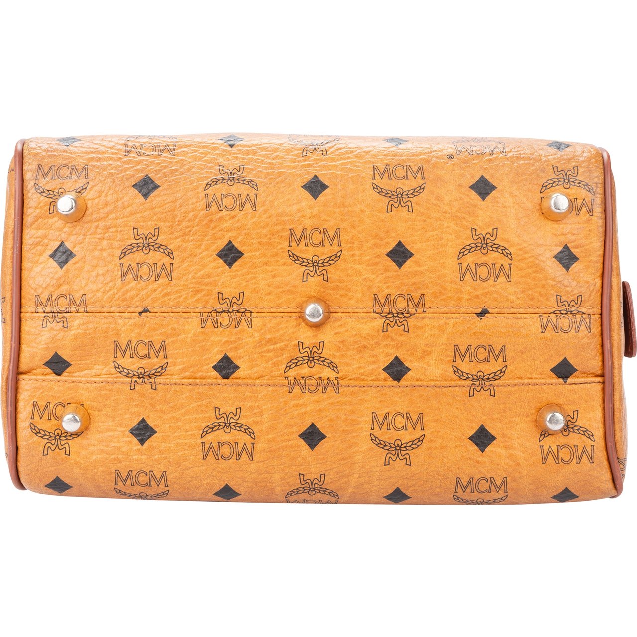 MCM MCM Visetos Monogram Boston Handbag Divers