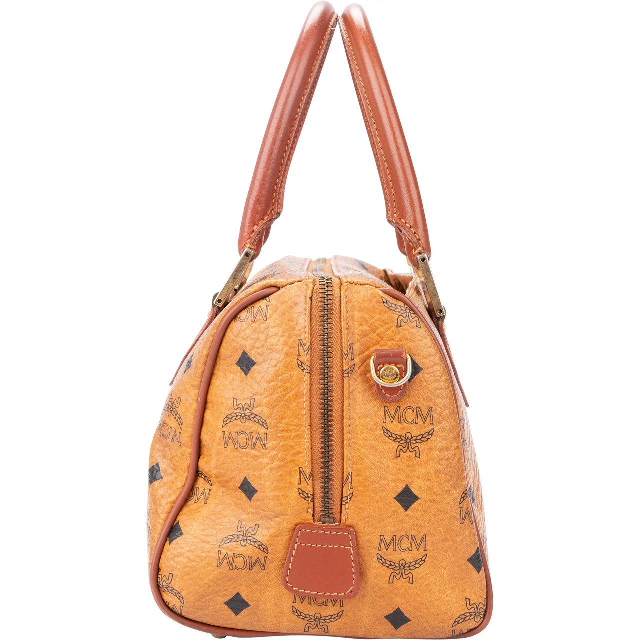 MCM MCM Visetos Monogram Boston Handbag Divers