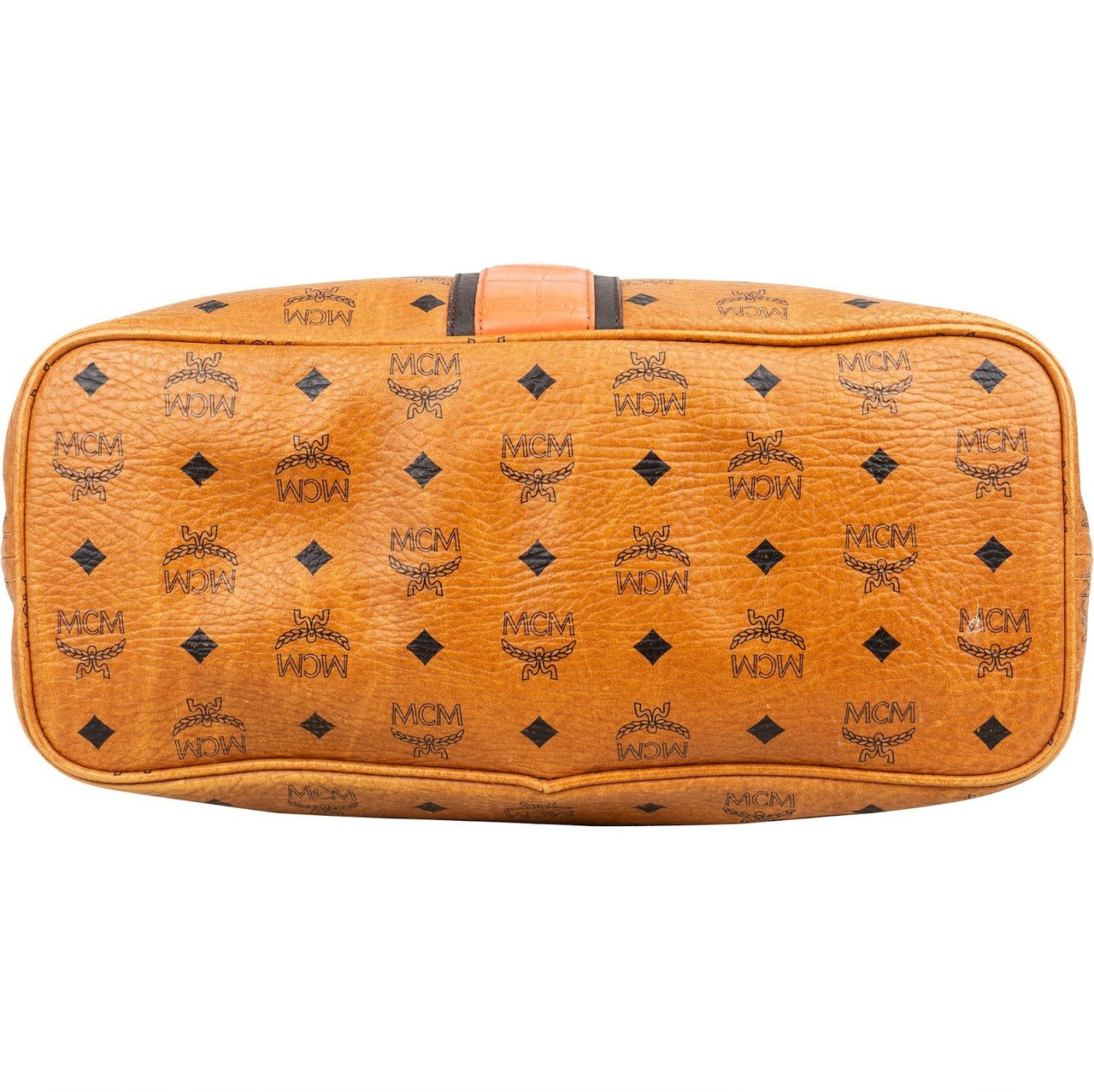 MCM MCM Monogram Visetos Liz Reversible Shopper Shoulder Bag Bruin