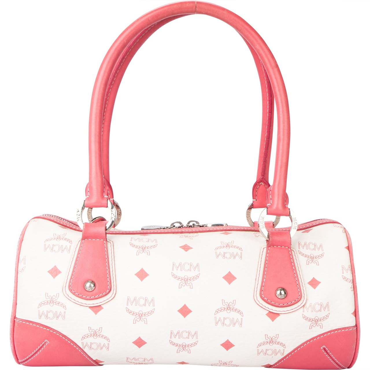 MCM MCM Visetos Monogram Bowling Handbag Divers
