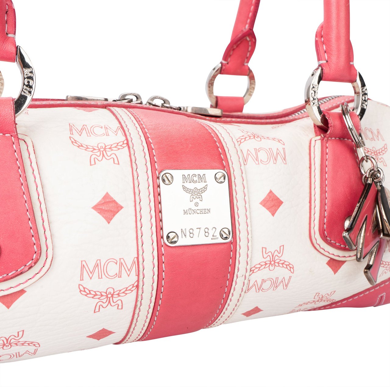 MCM MCM Visetos Monogram Bowling Handbag Divers