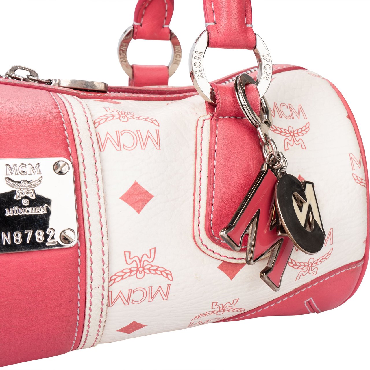 MCM MCM Visetos Monogram Bowling Handbag Divers
