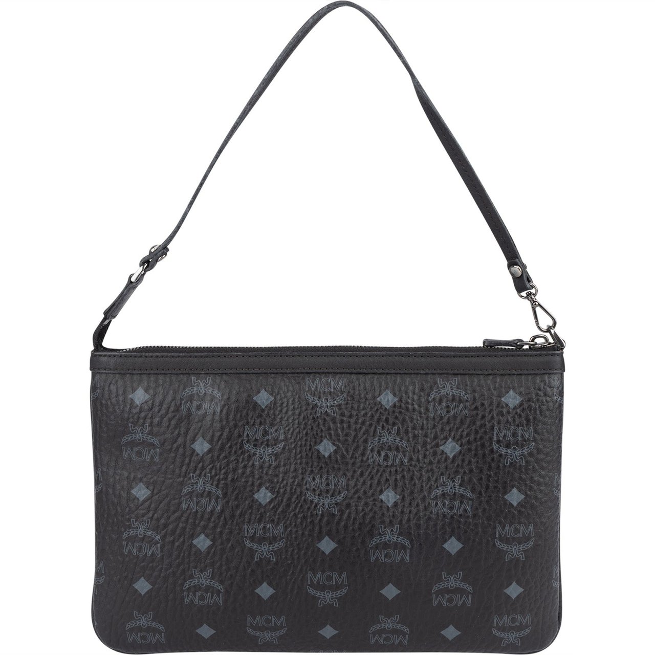 MCM MCM Monogram Visetos Pochette Shoulder Bag Zwart