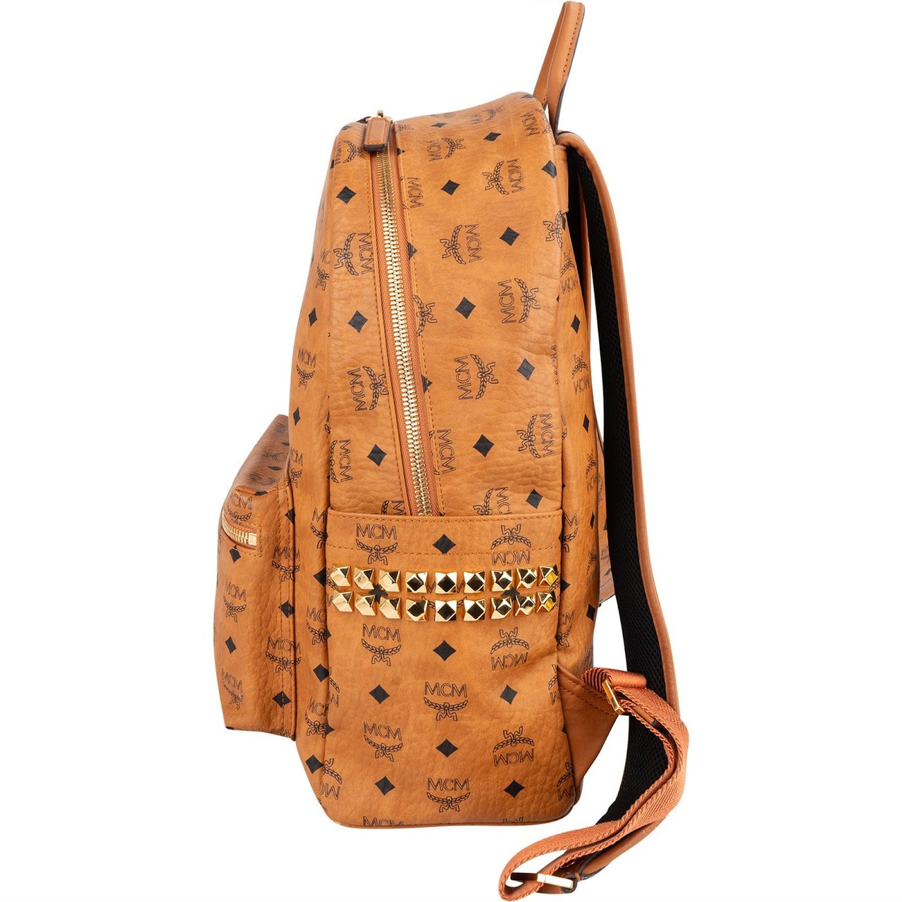 MCM Monogram Visetos Stark Backpack Bruin