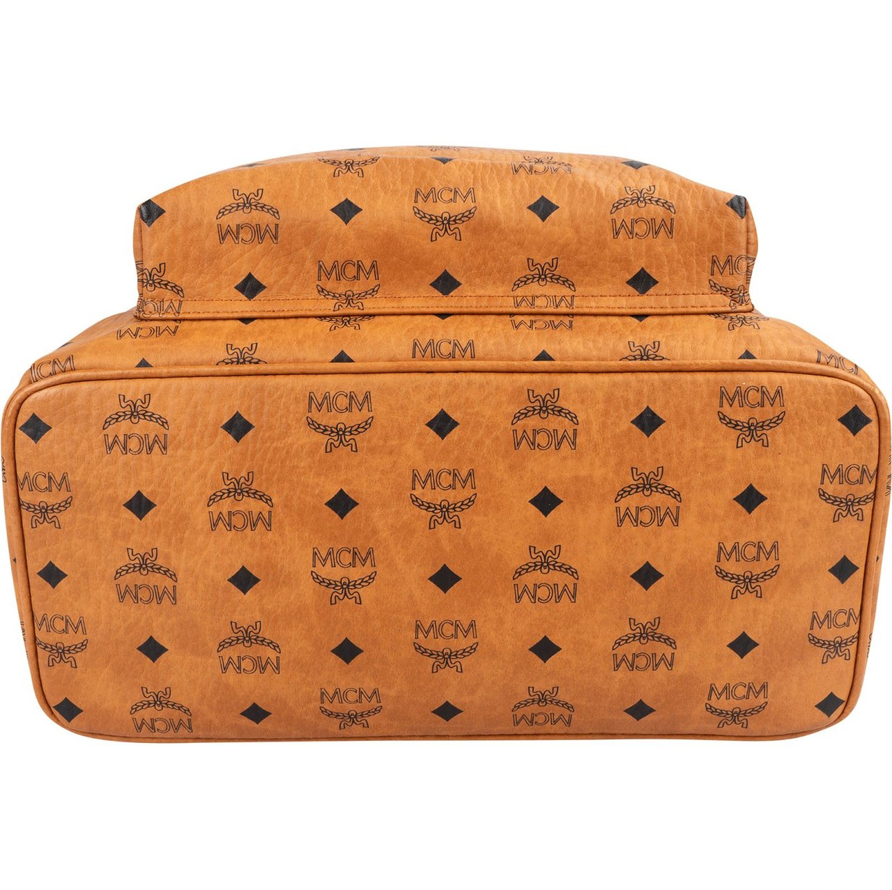 MCM Monogram Visetos Stark Backpack Bruin