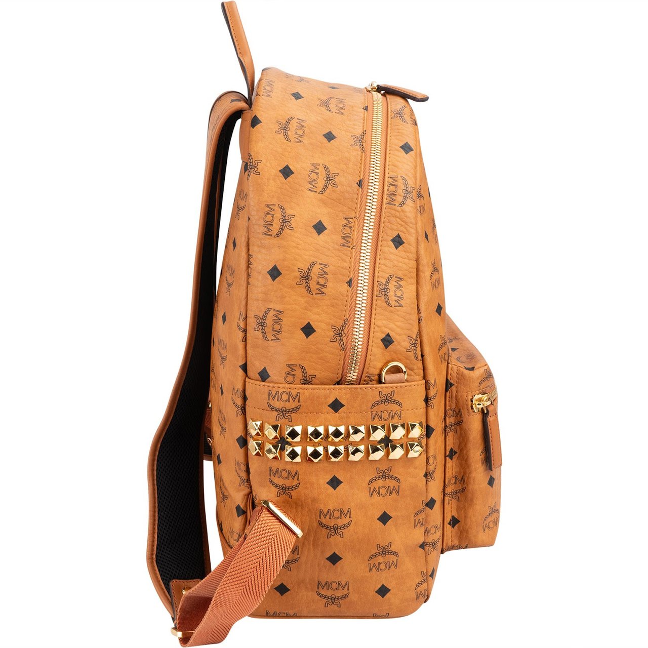MCM Monogram Visetos Stark Backpack Bruin
