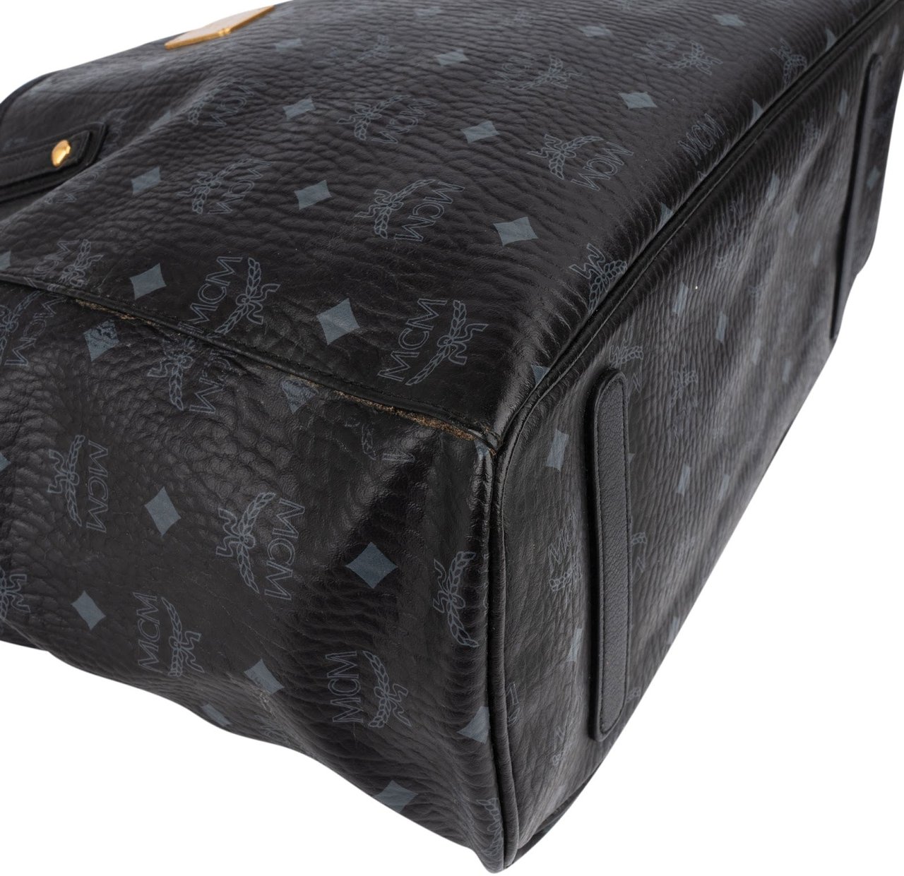MCM MCM Monogram Visetos Liz Reversible Shopper Shoulder Bag Zwart