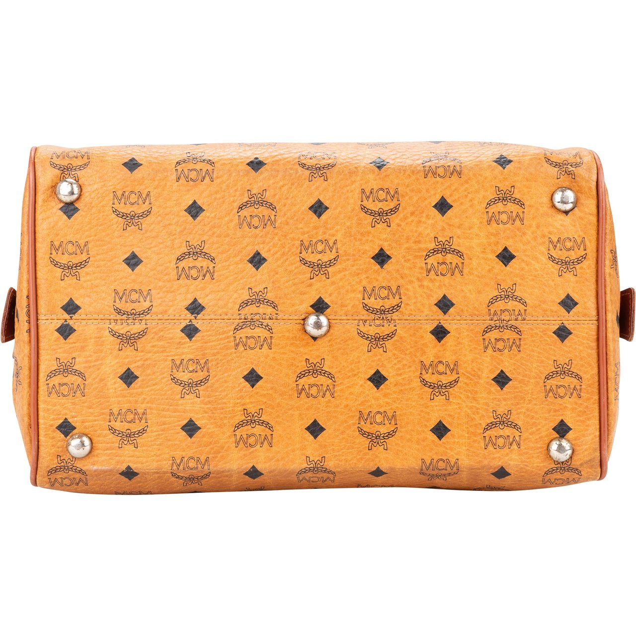 MCM MCM Visetos Monogram Boston Handbag Divers