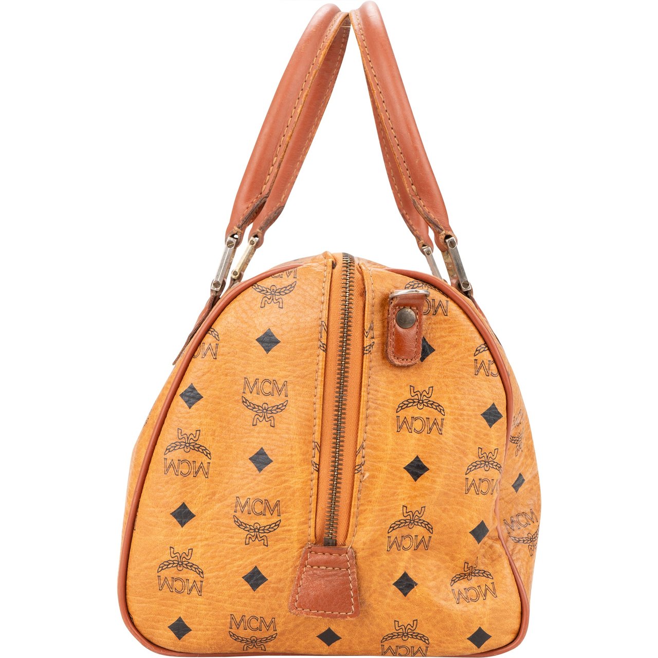 MCM MCM Visetos Monogram Boston Handbag Divers