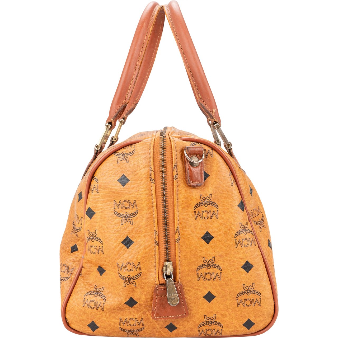 MCM MCM Visetos Monogram Boston Handbag Divers