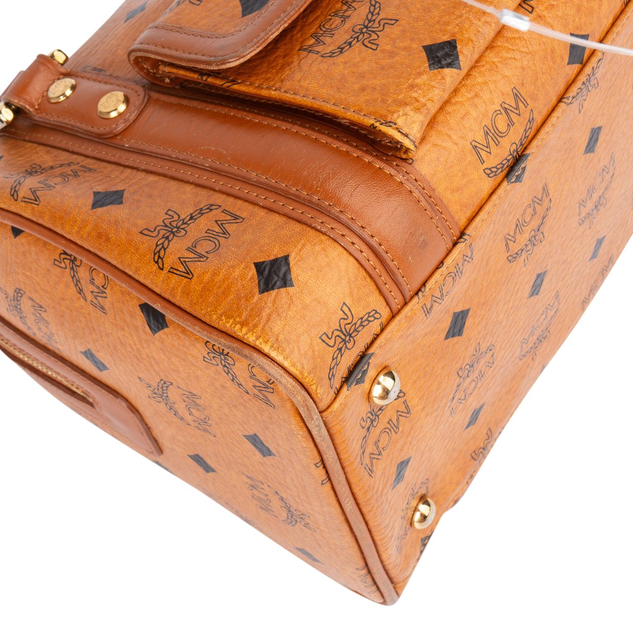 MCM MCM Visetos Monogram Boston Handbag Divers