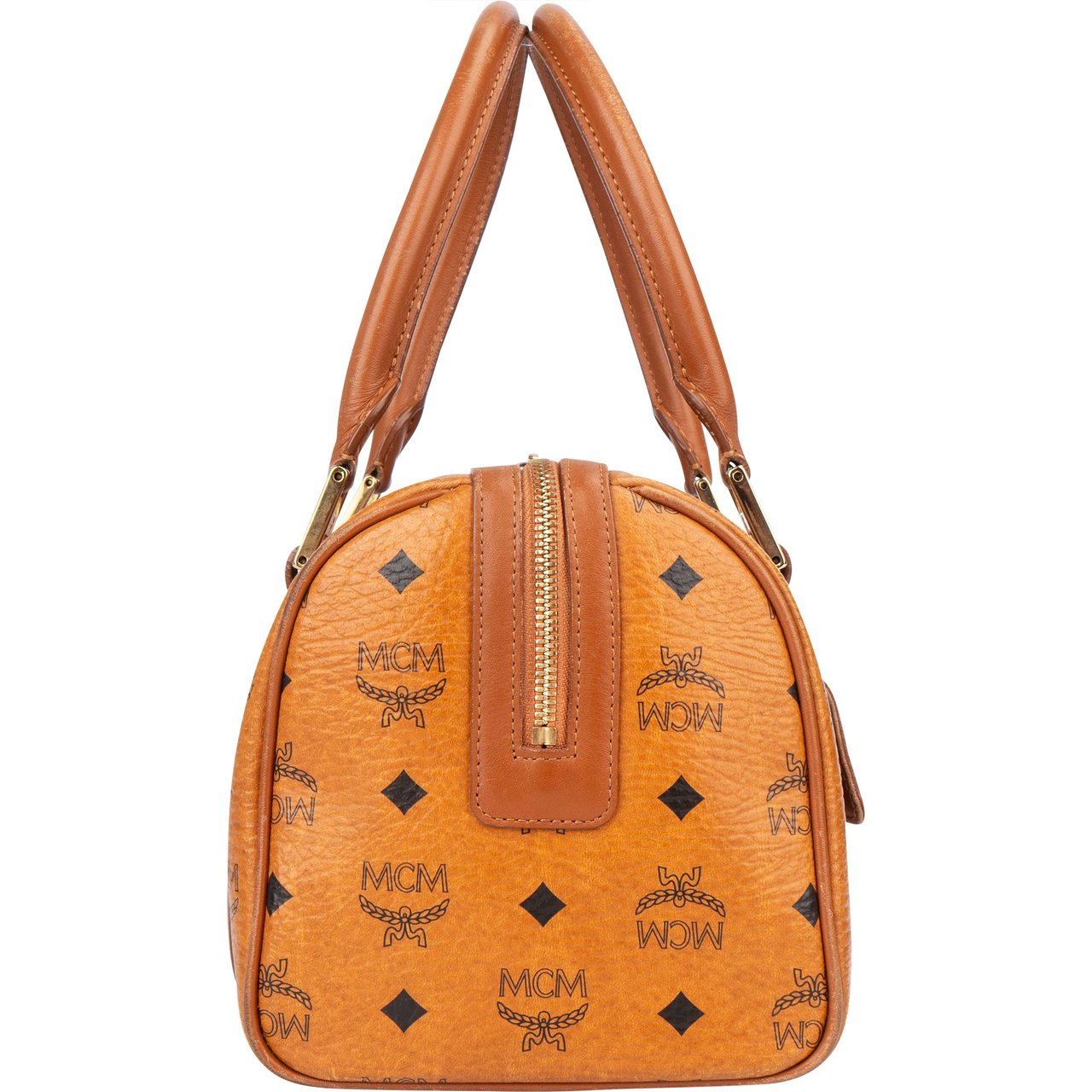 MCM MCM Visetos Monogram Boston Handbag Divers