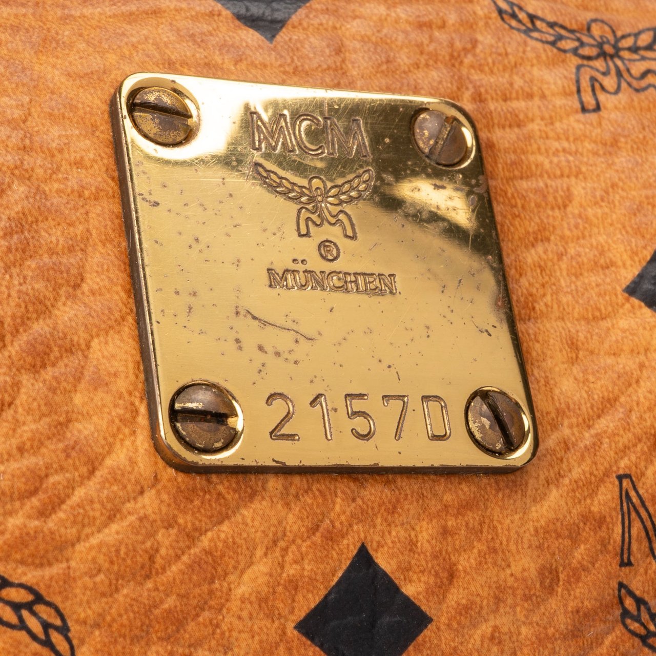 MCM MCM Visetos Monogram Boston Handbag Divers