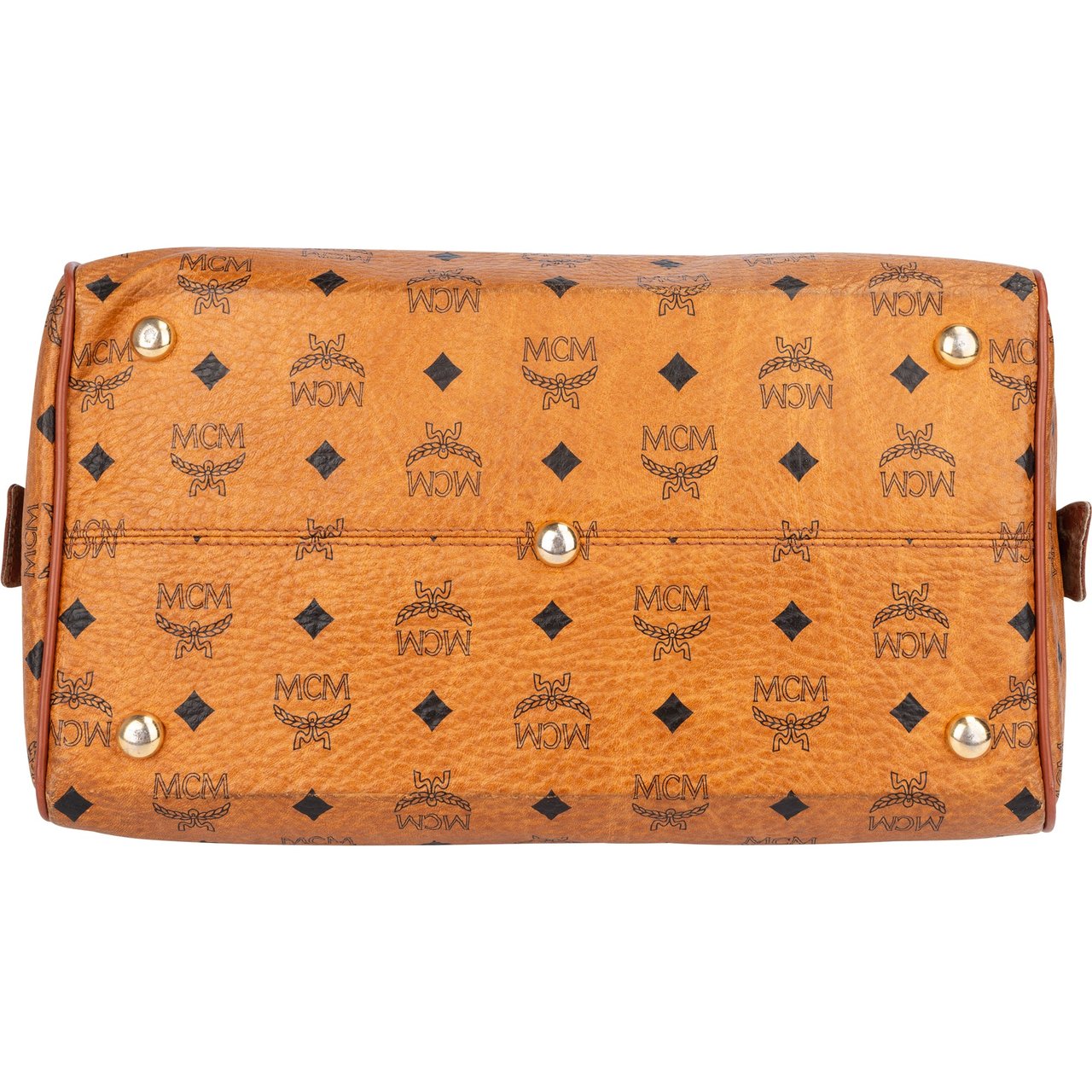 MCM MCM Visetos Monogram Boston Handbag Divers