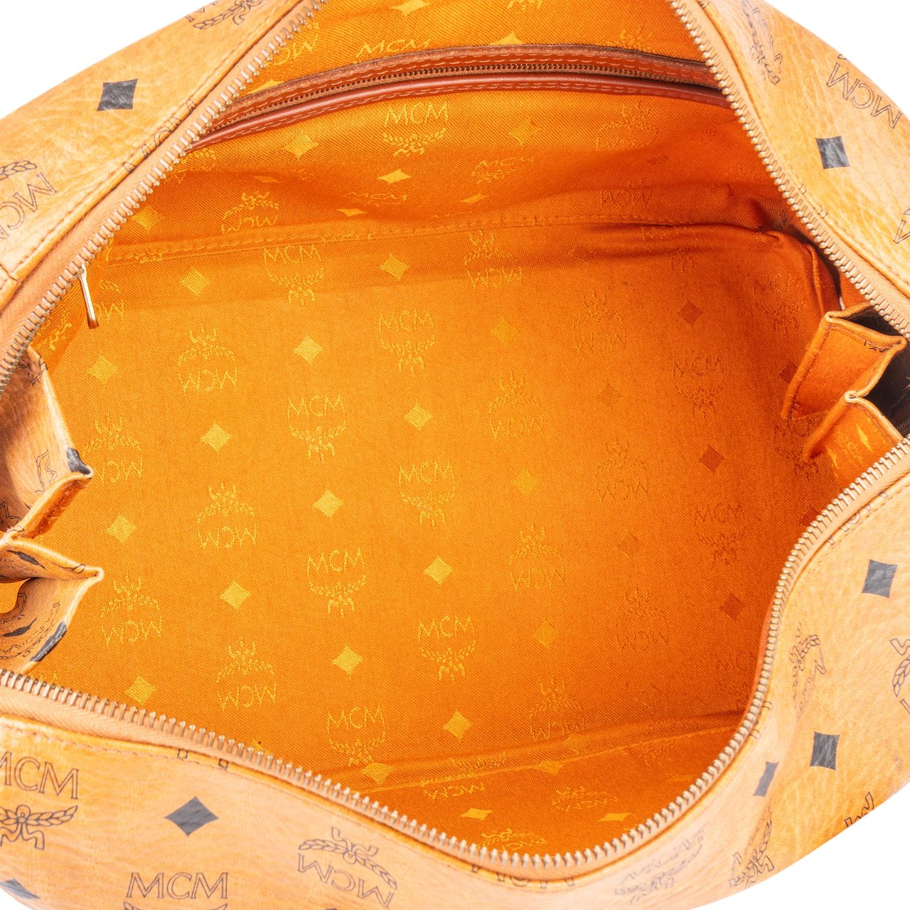 MCM MCM Visetos Monogram Boston Handbag Divers