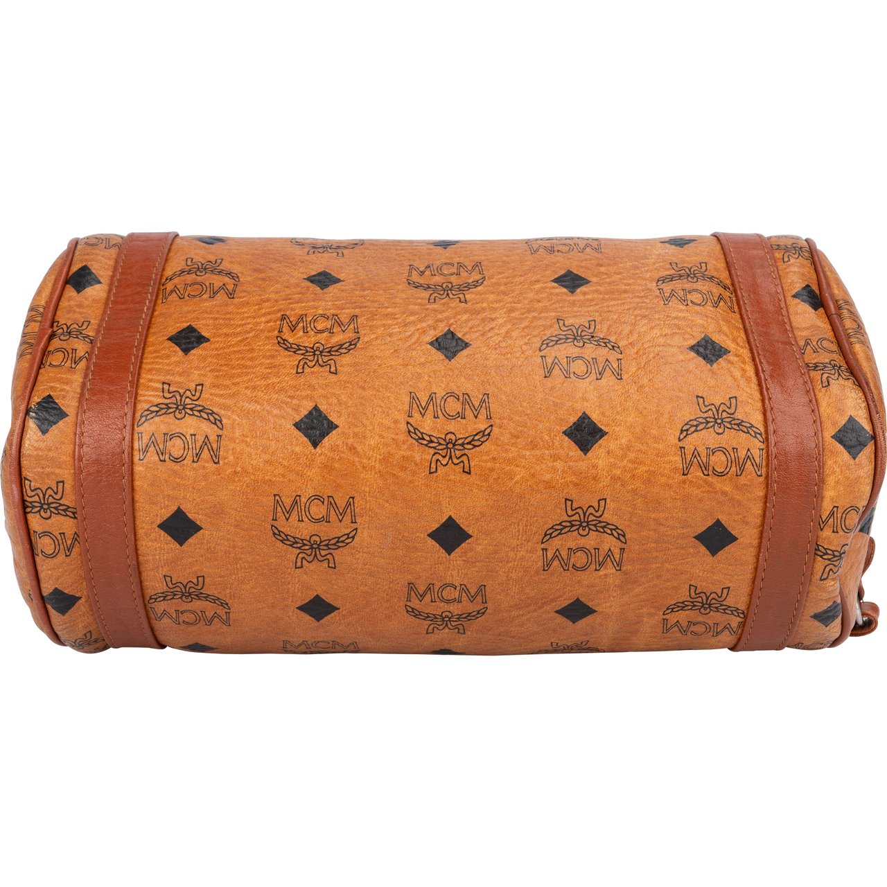MCM MCM Visetos Monogram Bowling Crossbody Bag Divers