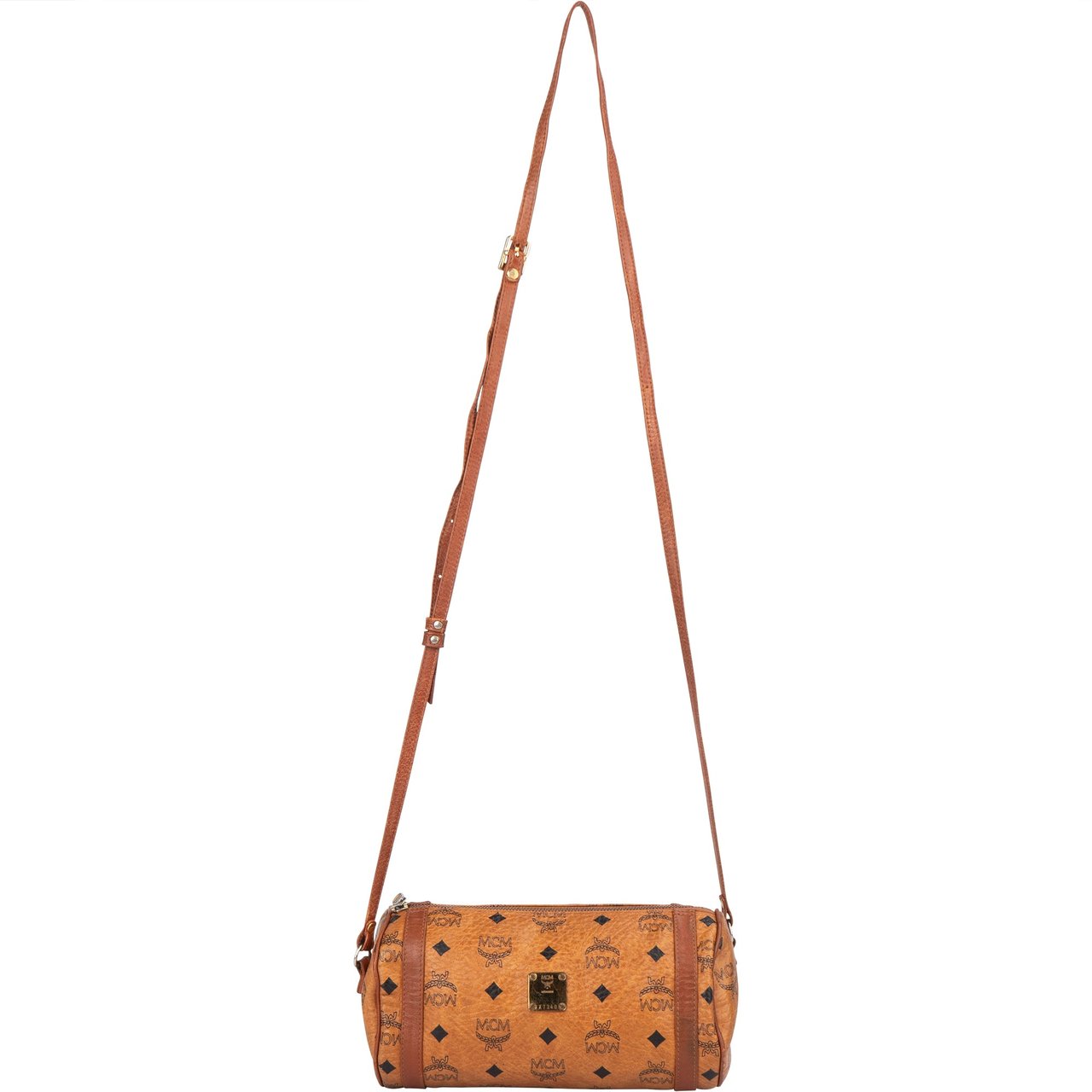MCM MCM Visetos Monogram Bowling Crossbody Bag Divers