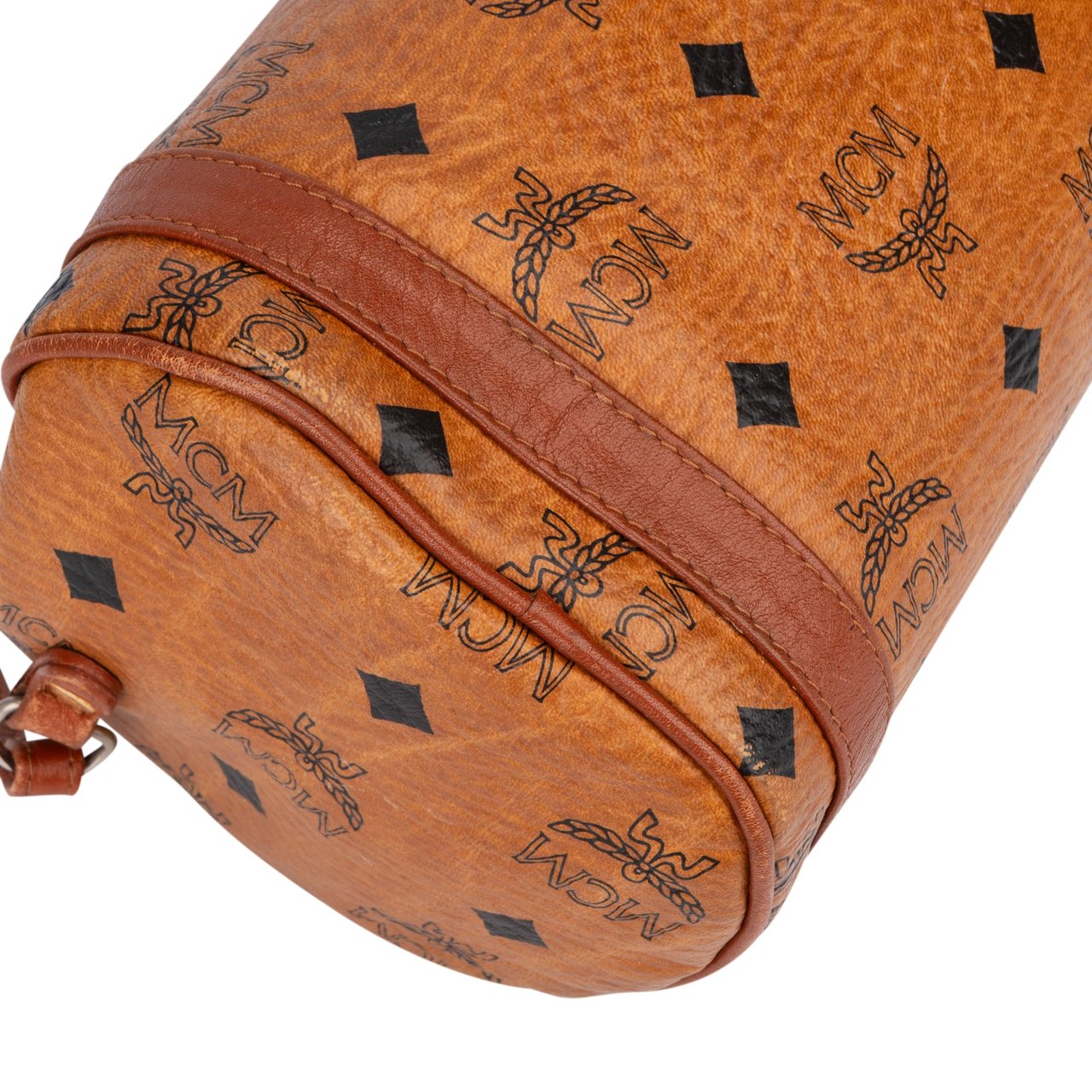 MCM MCM Visetos Monogram Bowling Crossbody Bag Divers