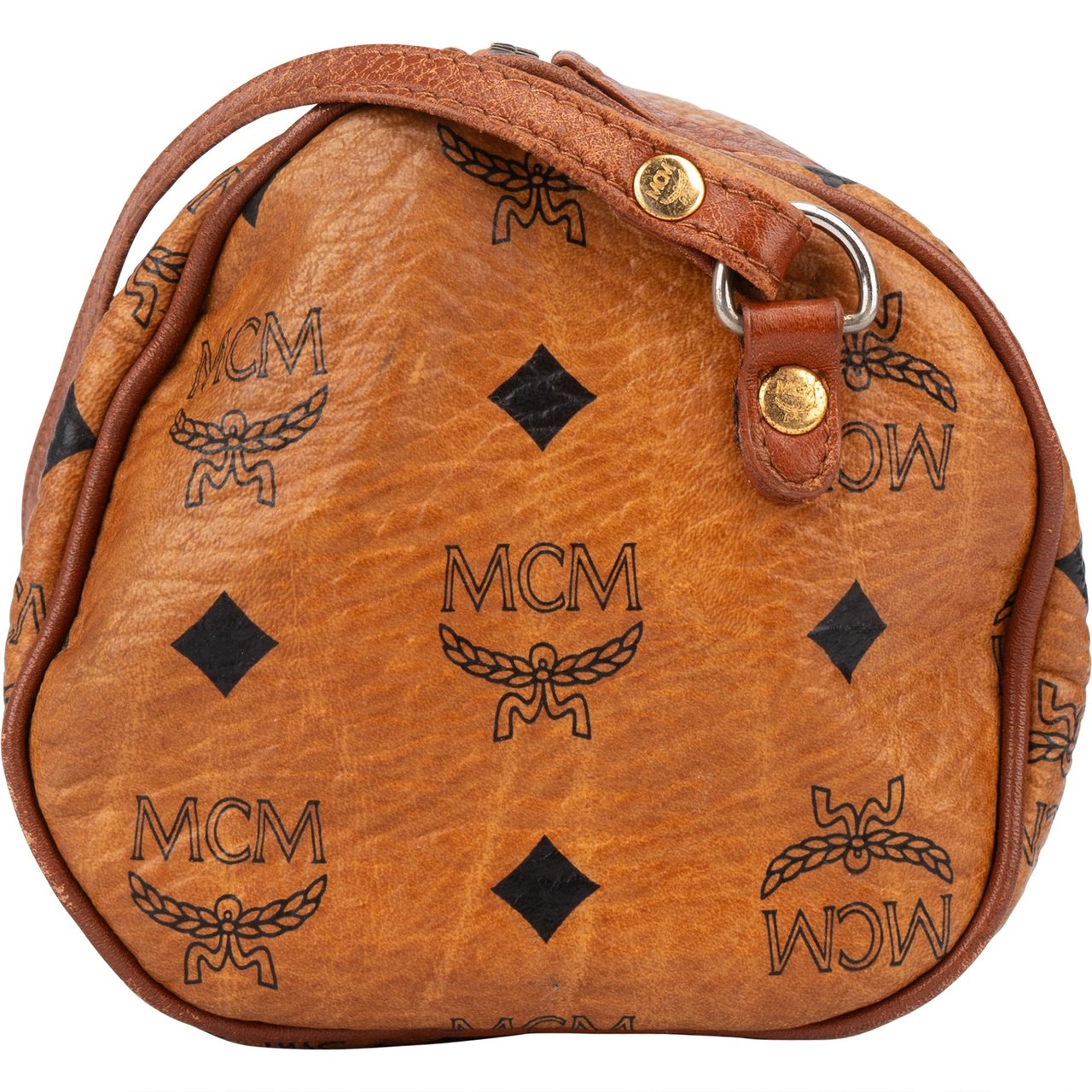 MCM MCM Visetos Monogram Bowling Crossbody Bag Divers