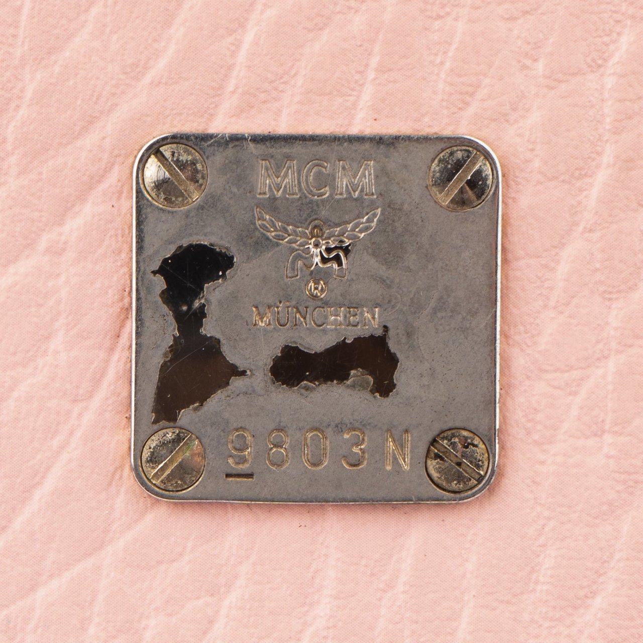 MCM MCM Pink Visetos Monogram Backpack Divers