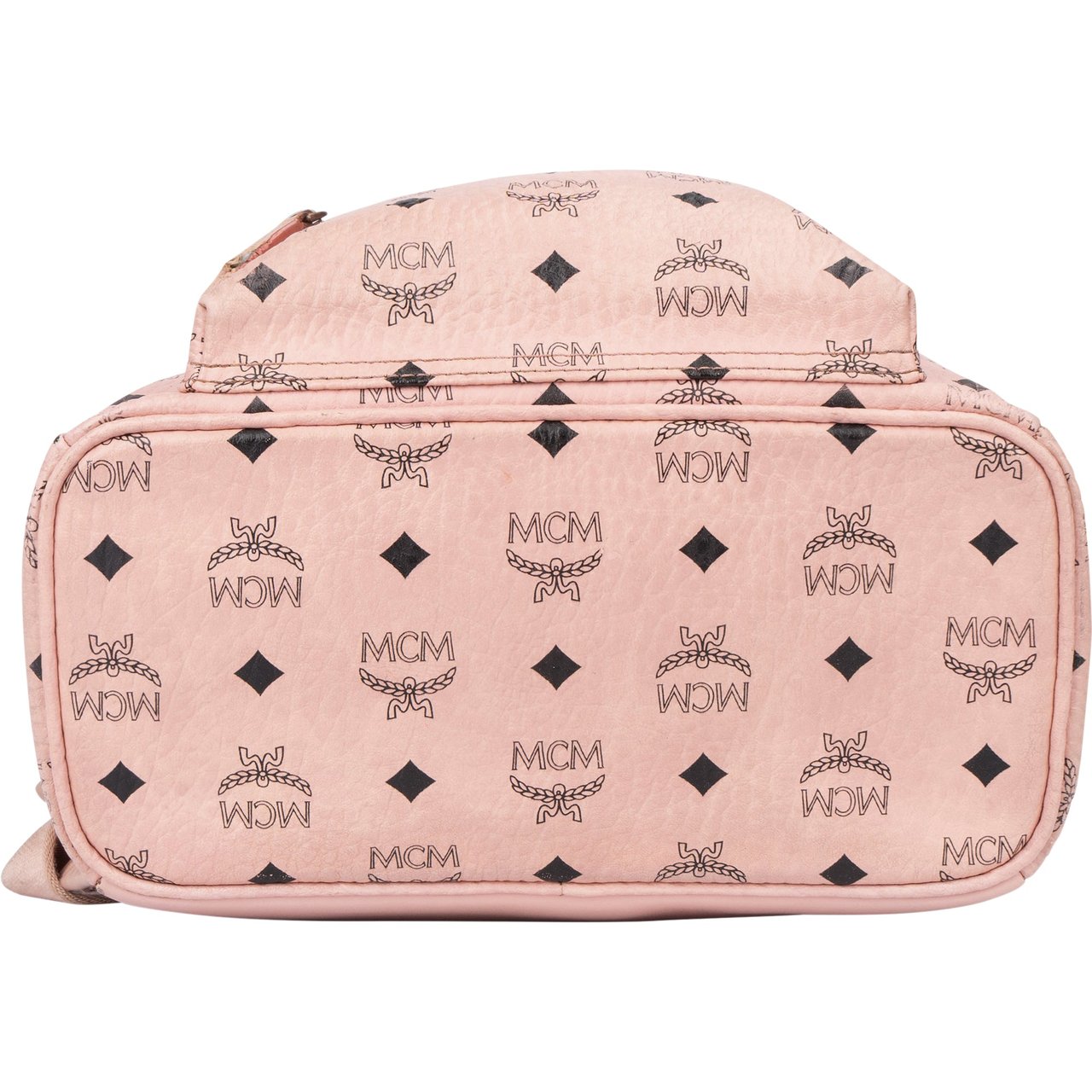 MCM MCM Pink Visetos Monogram Backpack Divers