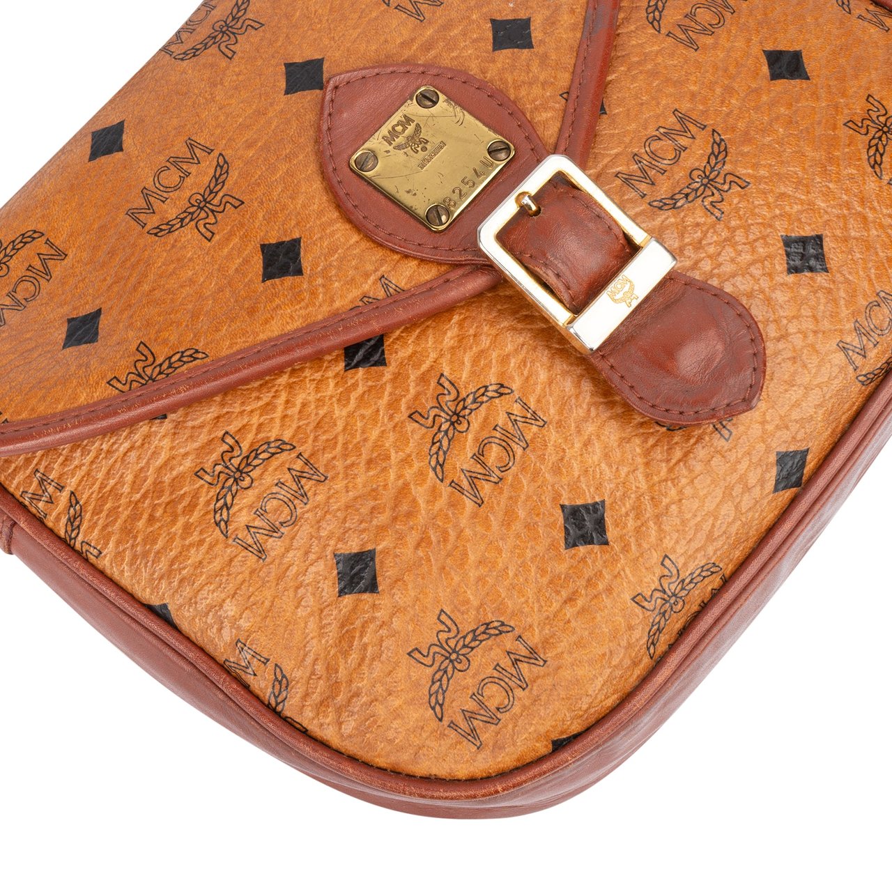 MCM MCM Visetos Monogram Crossbody Flap Bag Divers