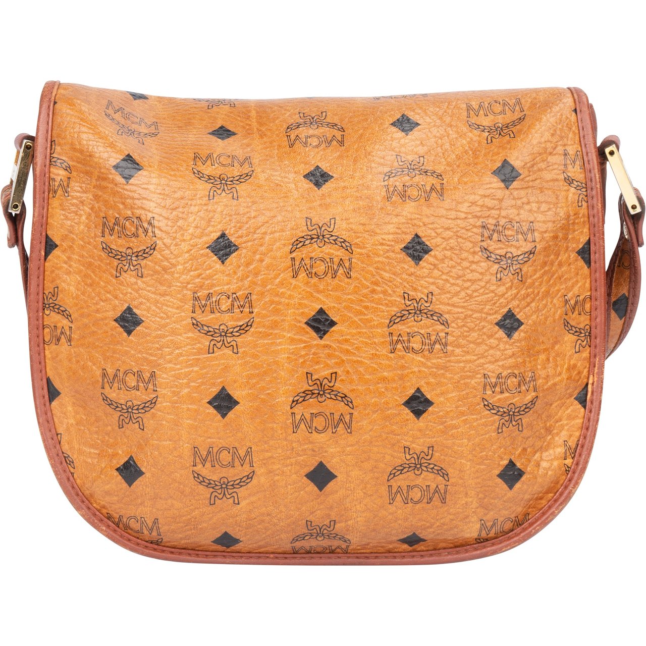 MCM MCM Visetos Monogram Crossbody Flap Bag Divers