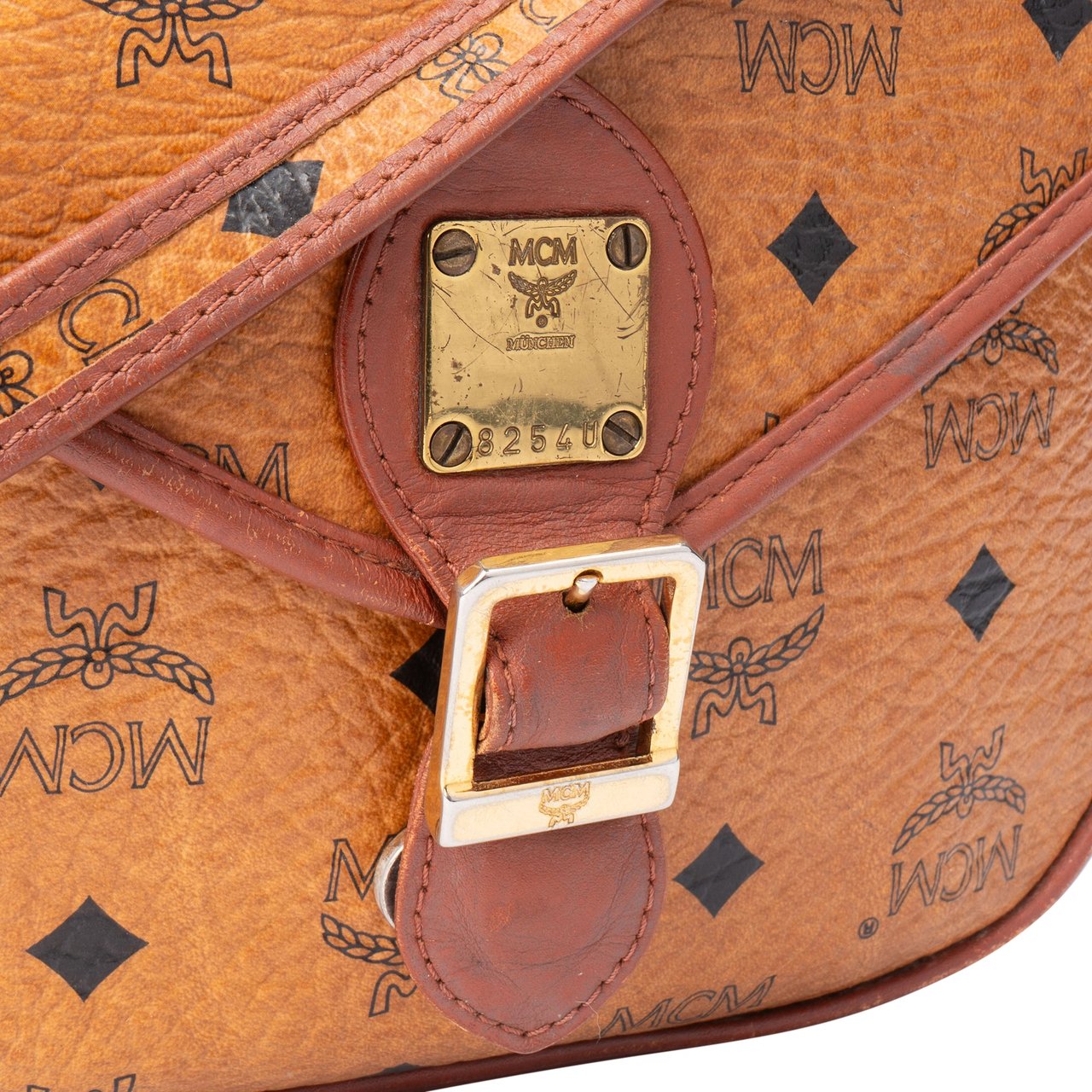 MCM MCM Visetos Monogram Crossbody Flap Bag Divers