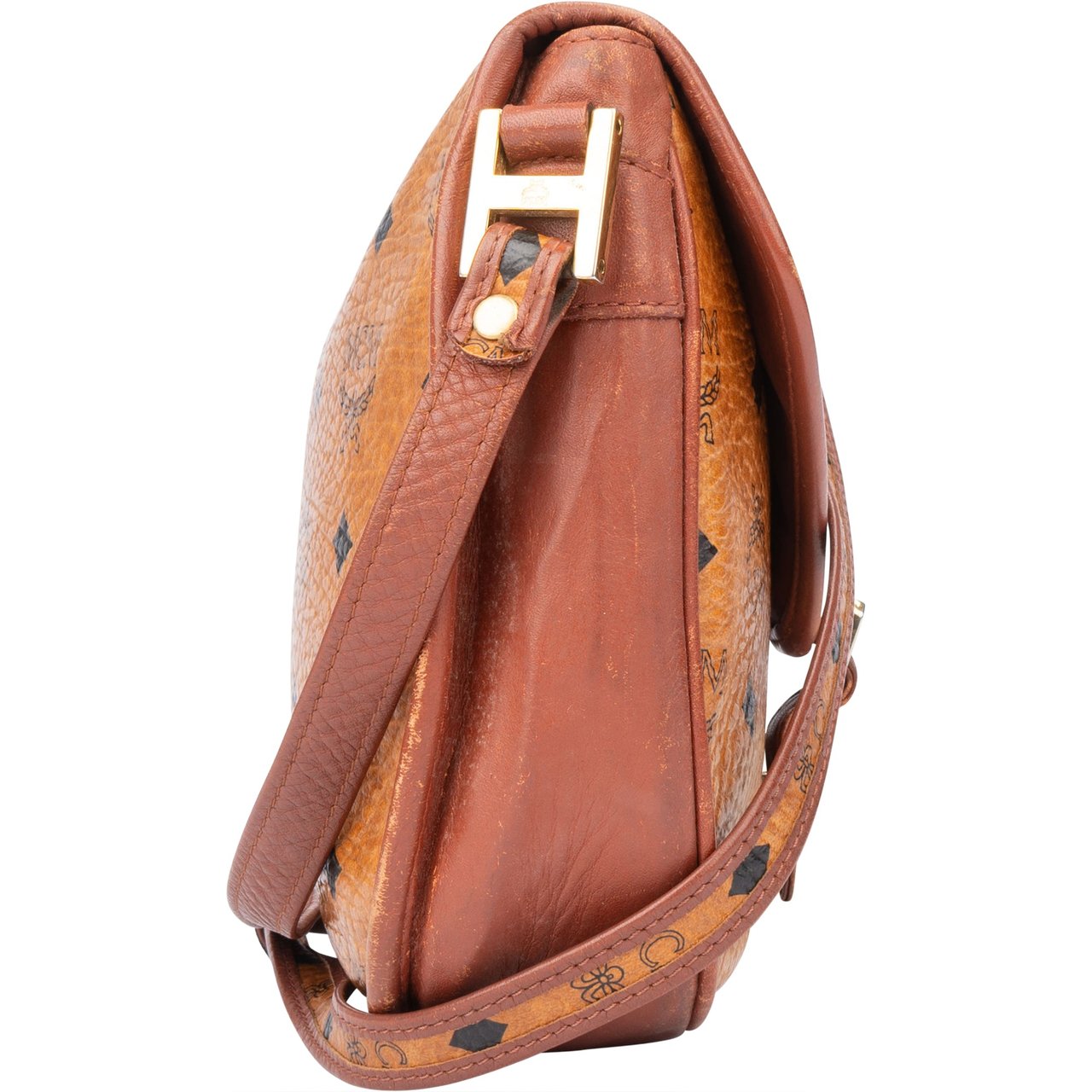 MCM MCM Visetos Monogram Crossbody Flap Bag Divers