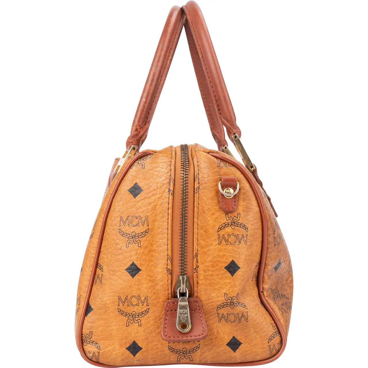 MCM MCM Visetos Monogram Boston Handbag Divers