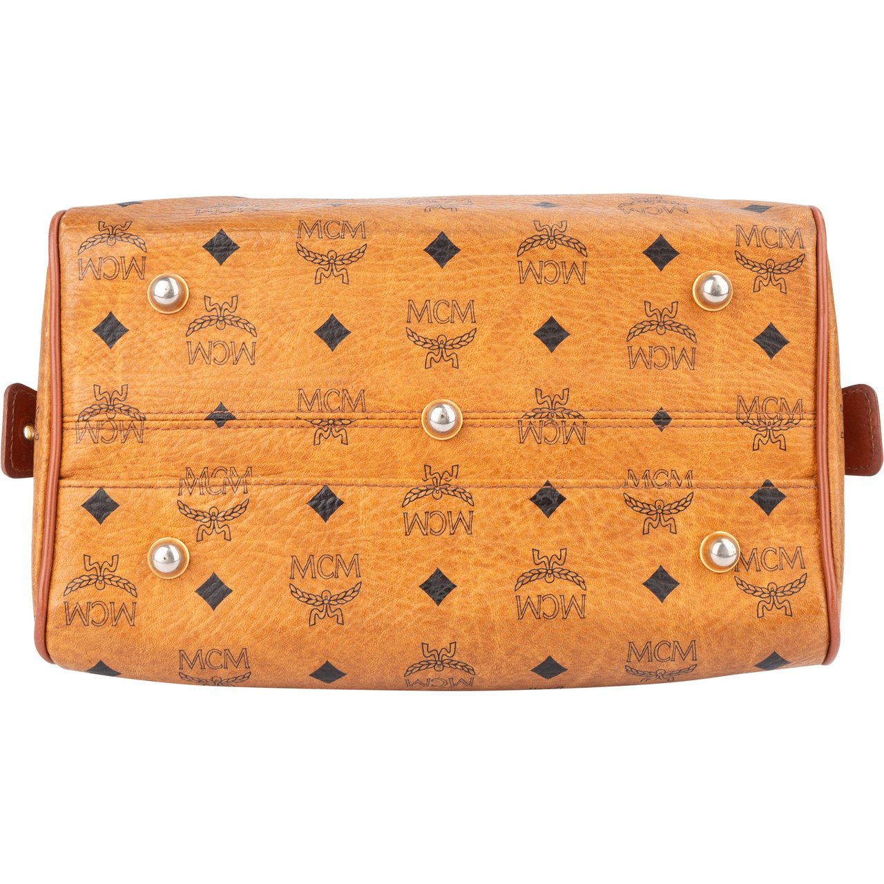 MCM MCM Visetos Monogram Boston Handbag Divers