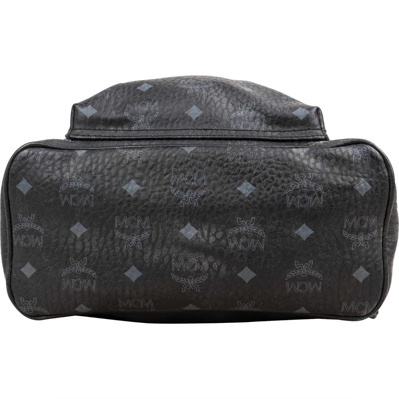 MCM Monogram Visetos Stark Side Studs Mini Backpack Zwart