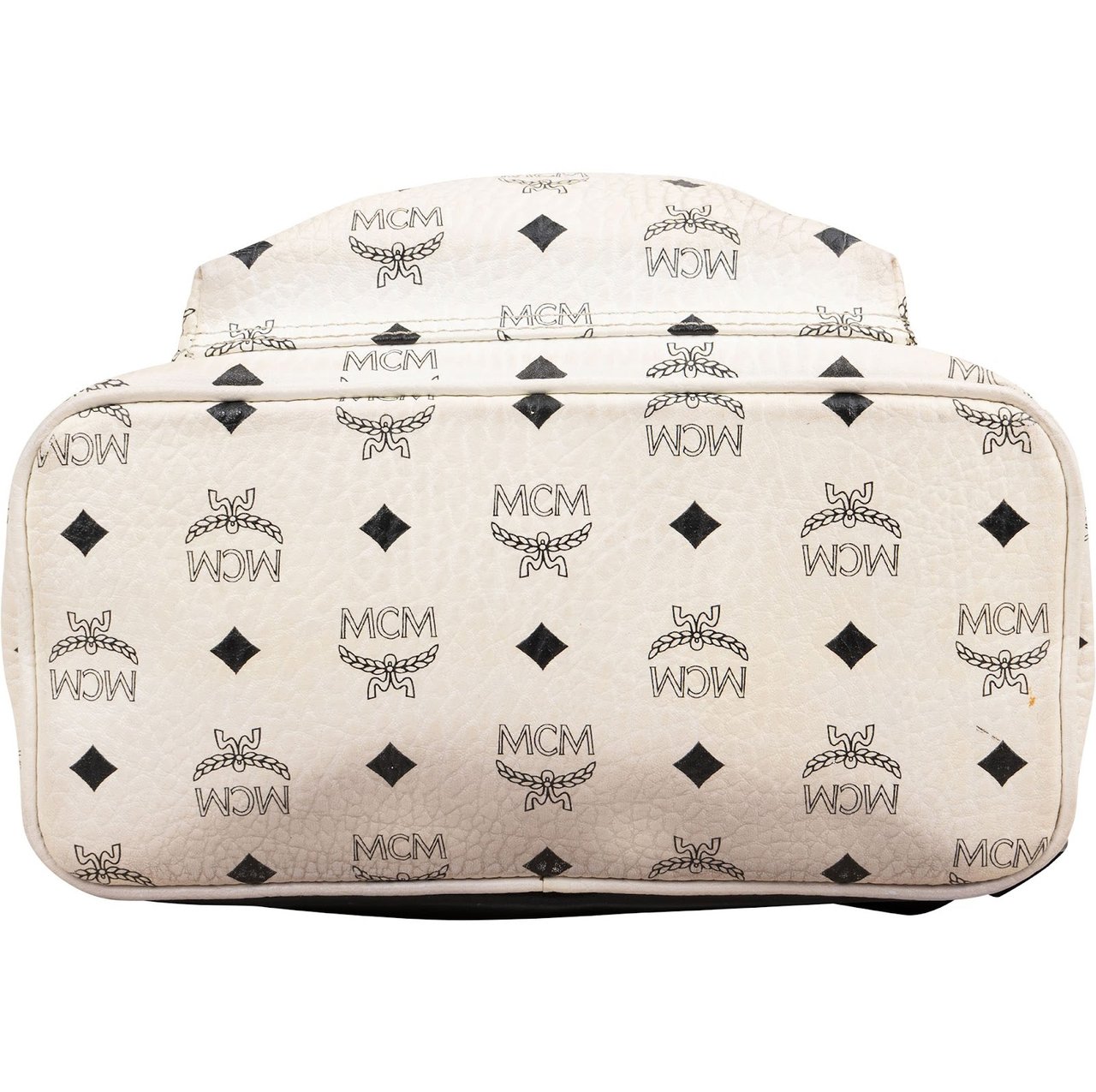 MCM Monogram Visetos Stark Side Studs Backpack Wit
