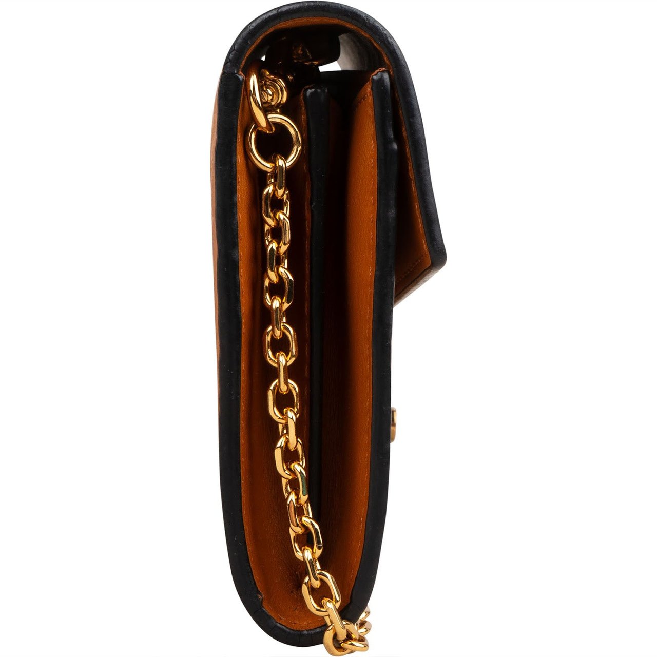 MCM Monogram Visetos Patricia Wallet On Chain Crossbody Bag Bruin