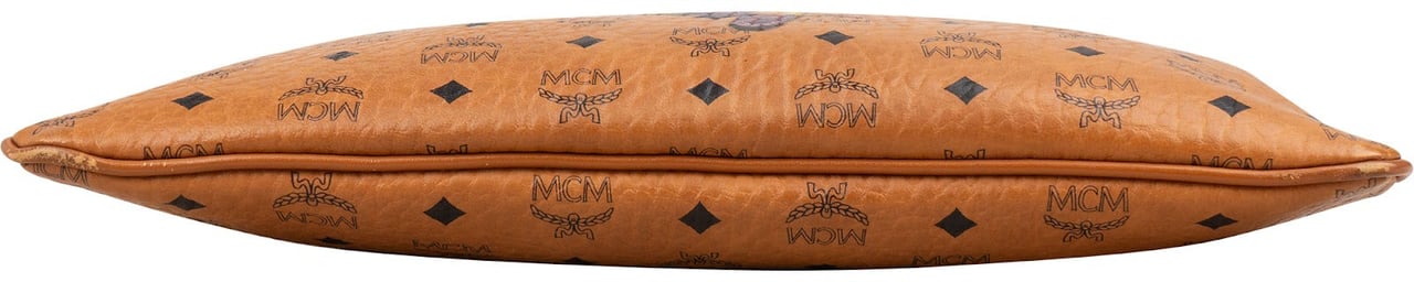 MCM Monogram Visetos Monkey Crossbody Bag Bruin