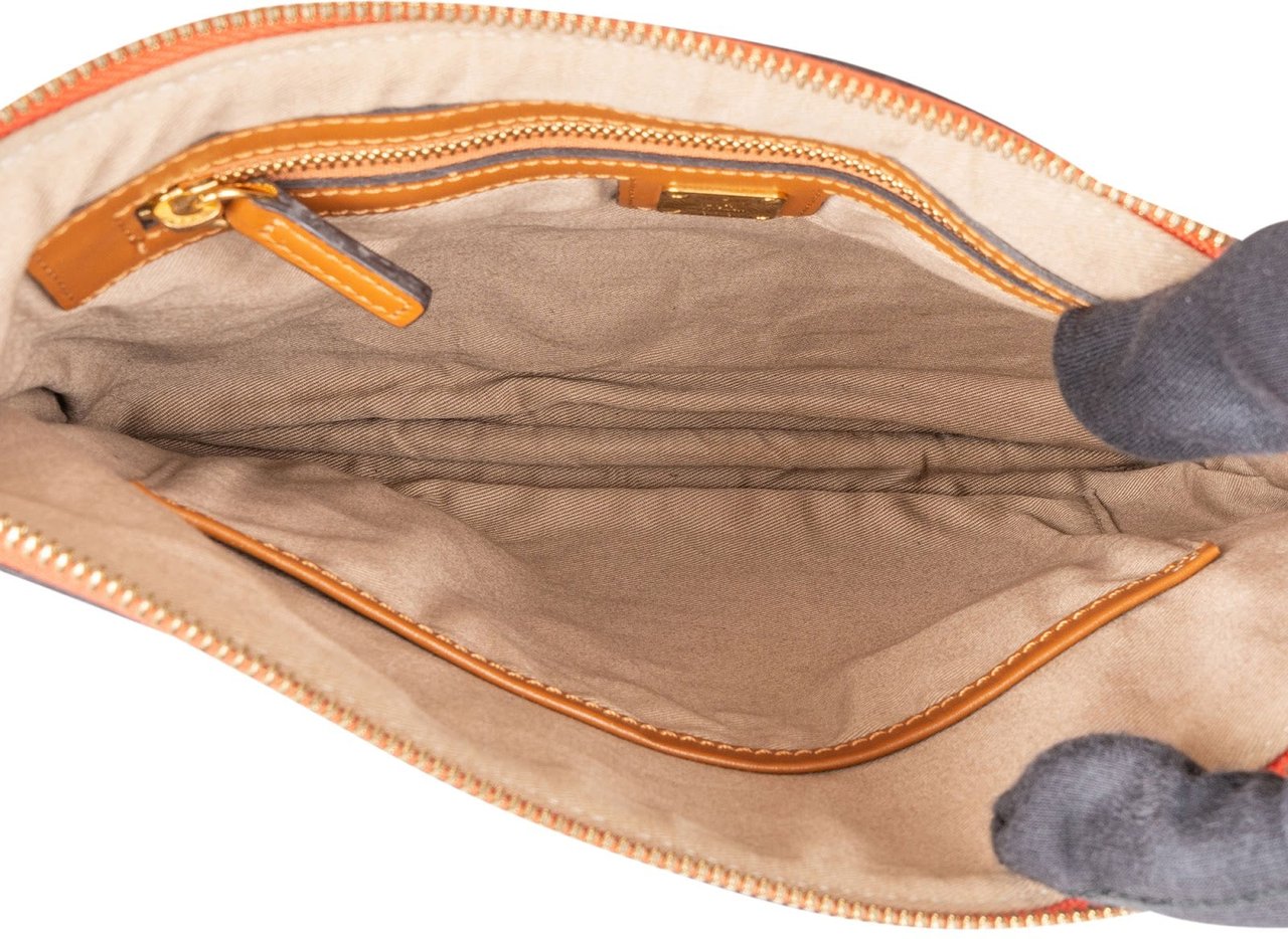 MCM Monogram Visetos Monkey Crossbody Bag Bruin