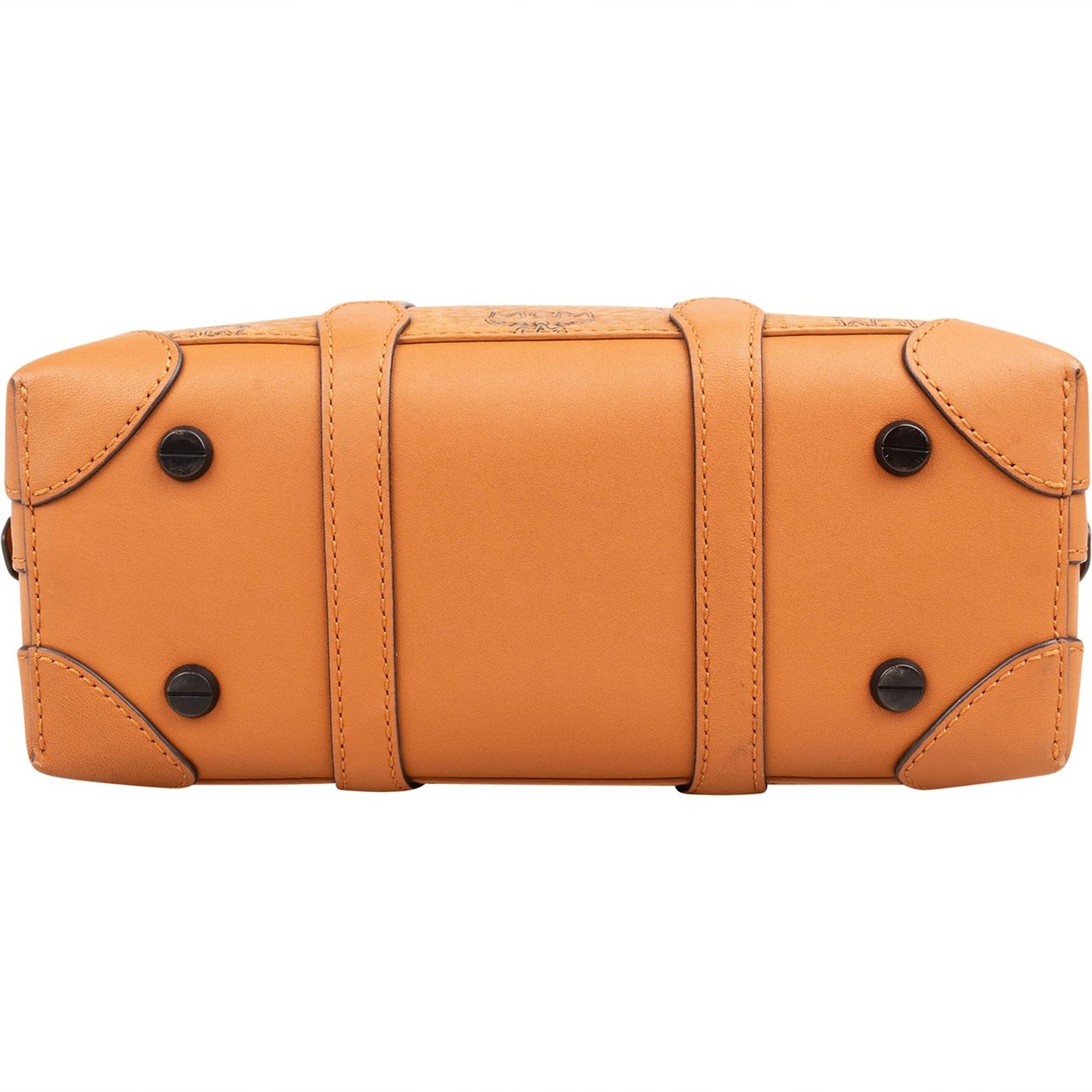MCM Monogram Visetos Berlin Handbag Bruin