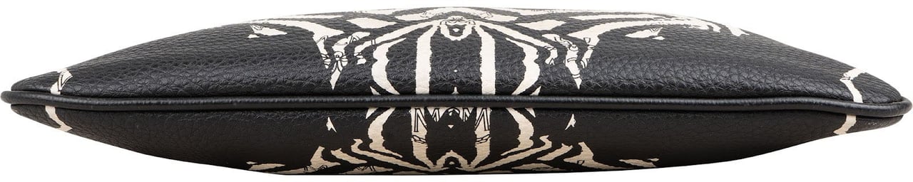 MCM Monogram Zebra Visetos Pochette Shoulder Bag Zwart