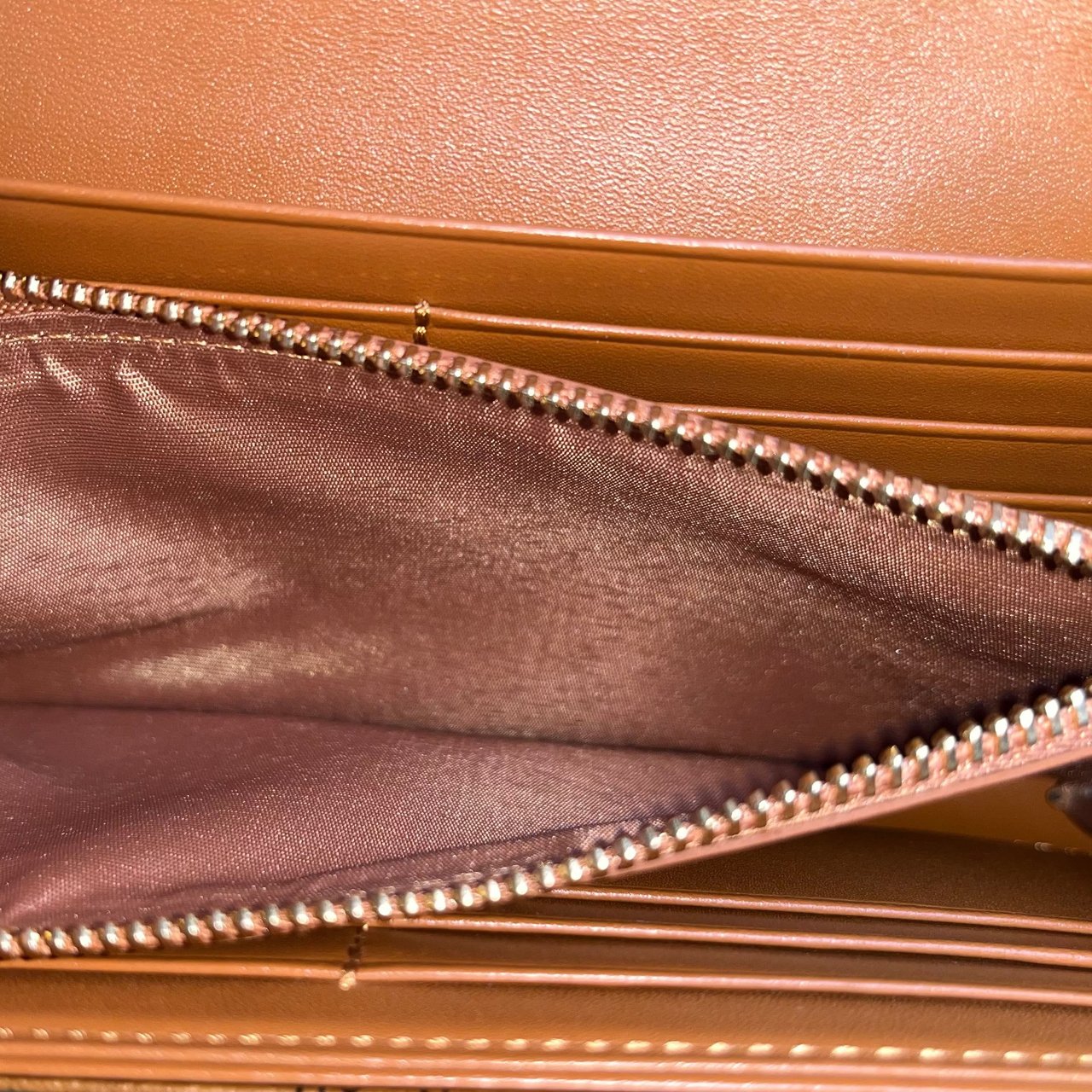 MCM Monogram Visetos Patricia Wallet On Chain Crossbody Bag Bruin