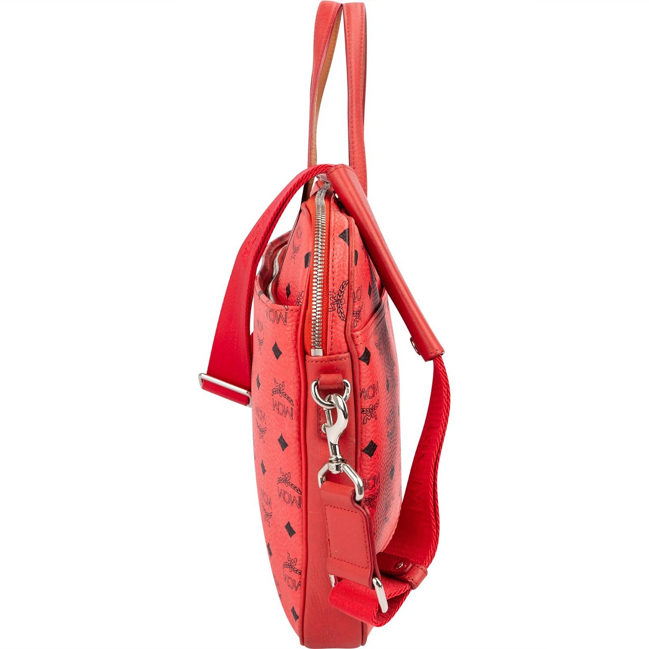 MCM Monogram Visetos Business Handbag Rood