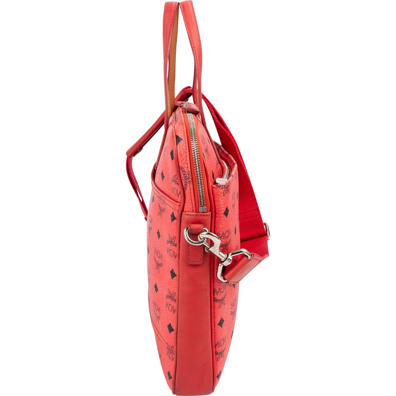 MCM Monogram Visetos Business Handbag Rood