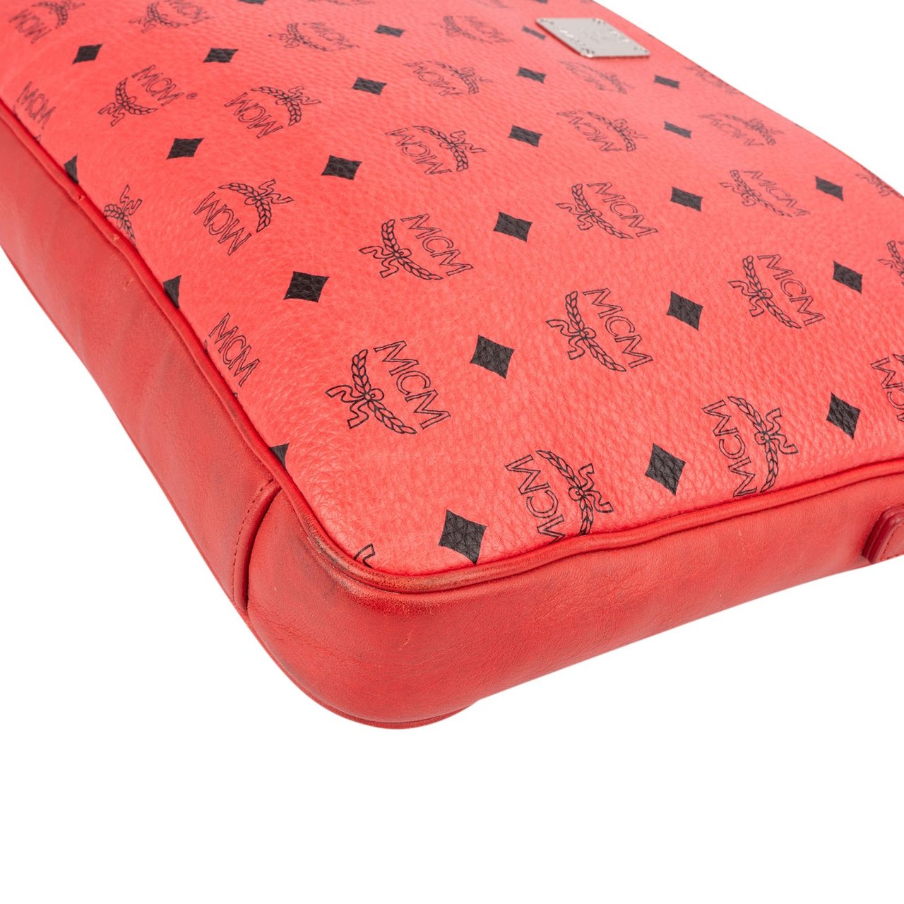 MCM Monogram Visetos Business Handbag Rood