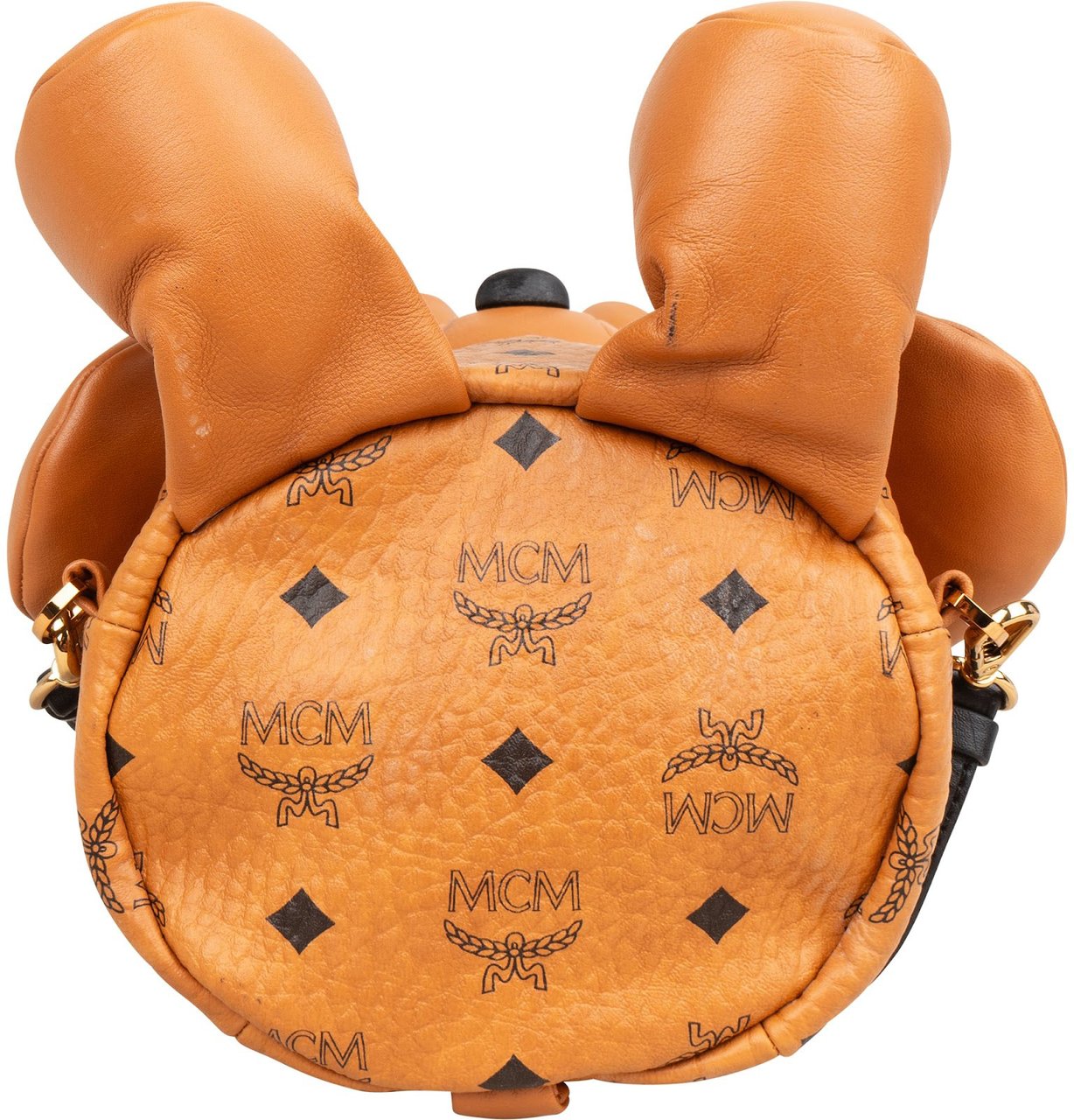 MCM Monogram Visetos Rabbit Backpack Bruin