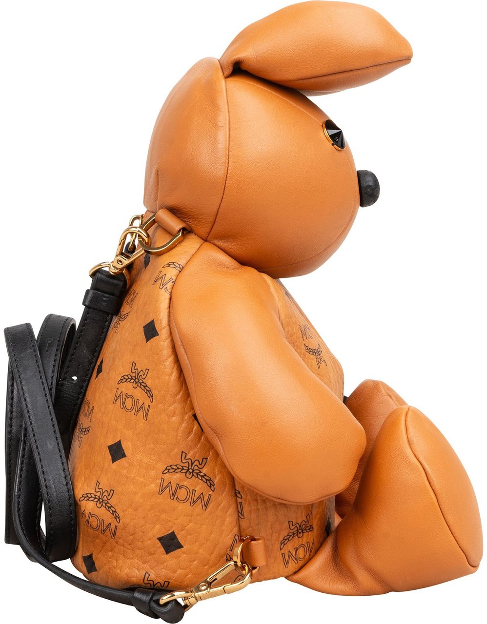 MCM Monogram Visetos Rabbit Backpack Bruin