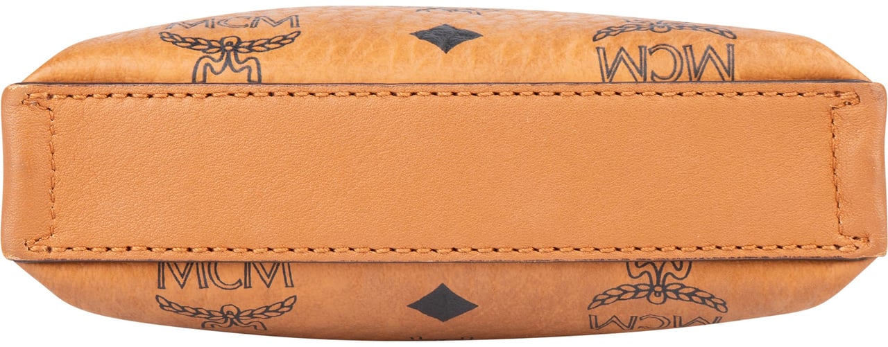 MCM Visetos Monogram Aren Mini Handbag Bruin