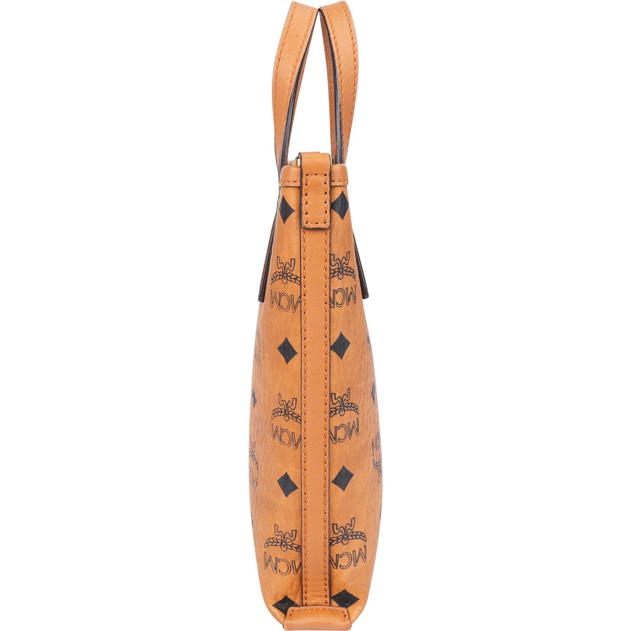 MCM MCM Visetos Monogram Aren Mini Handbag Bruin