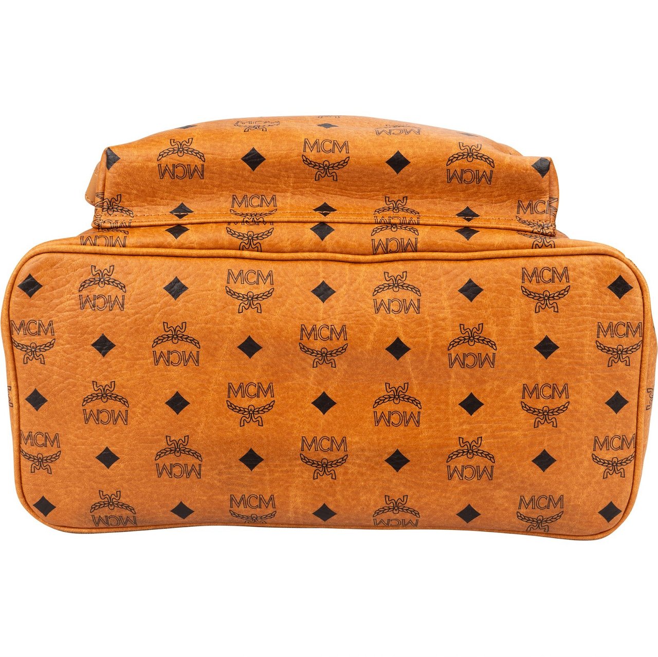 MCM Monogram Visetos Stark Studded Backpack Bruin