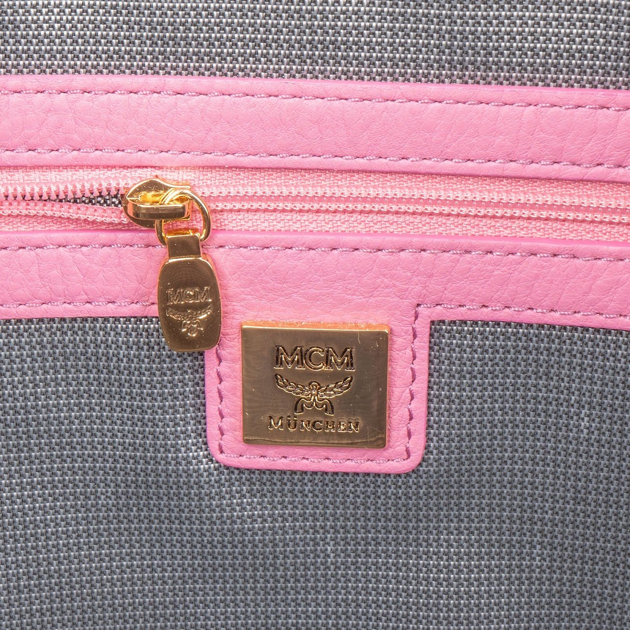 MCM Monogram Visetos Stark Side Studs Backpack Roze