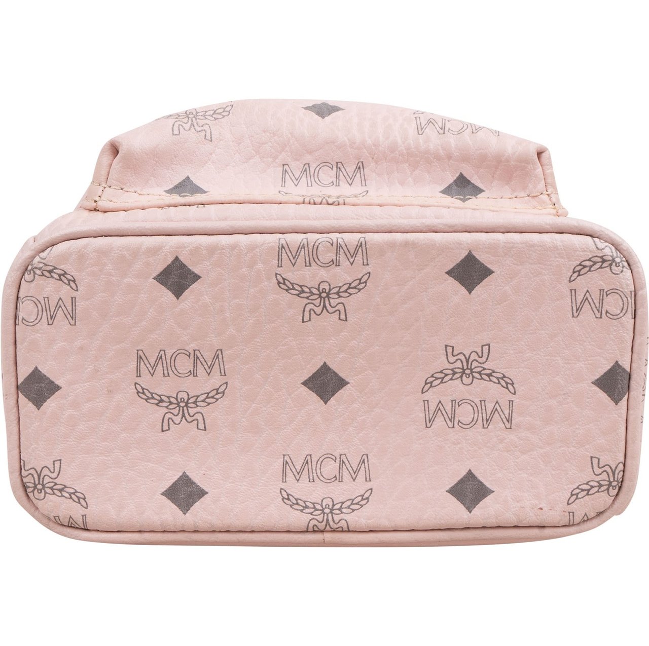 MCM Monogram Visetos Stark Bebe Mini Backpack Roze